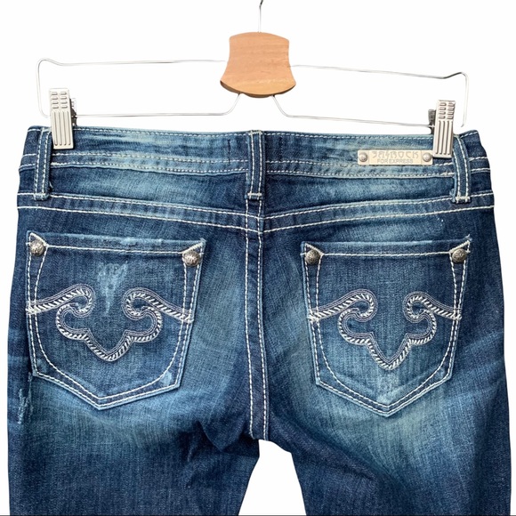 Rerock for Express Skinny Jean, Dark Wash, 4 long